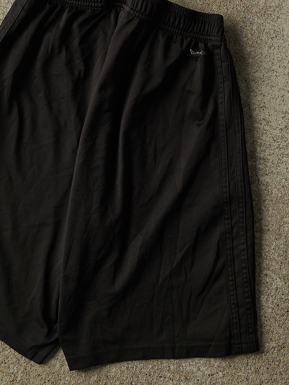Vintage Y2K Black Adidas Track Shorts (23x9)
