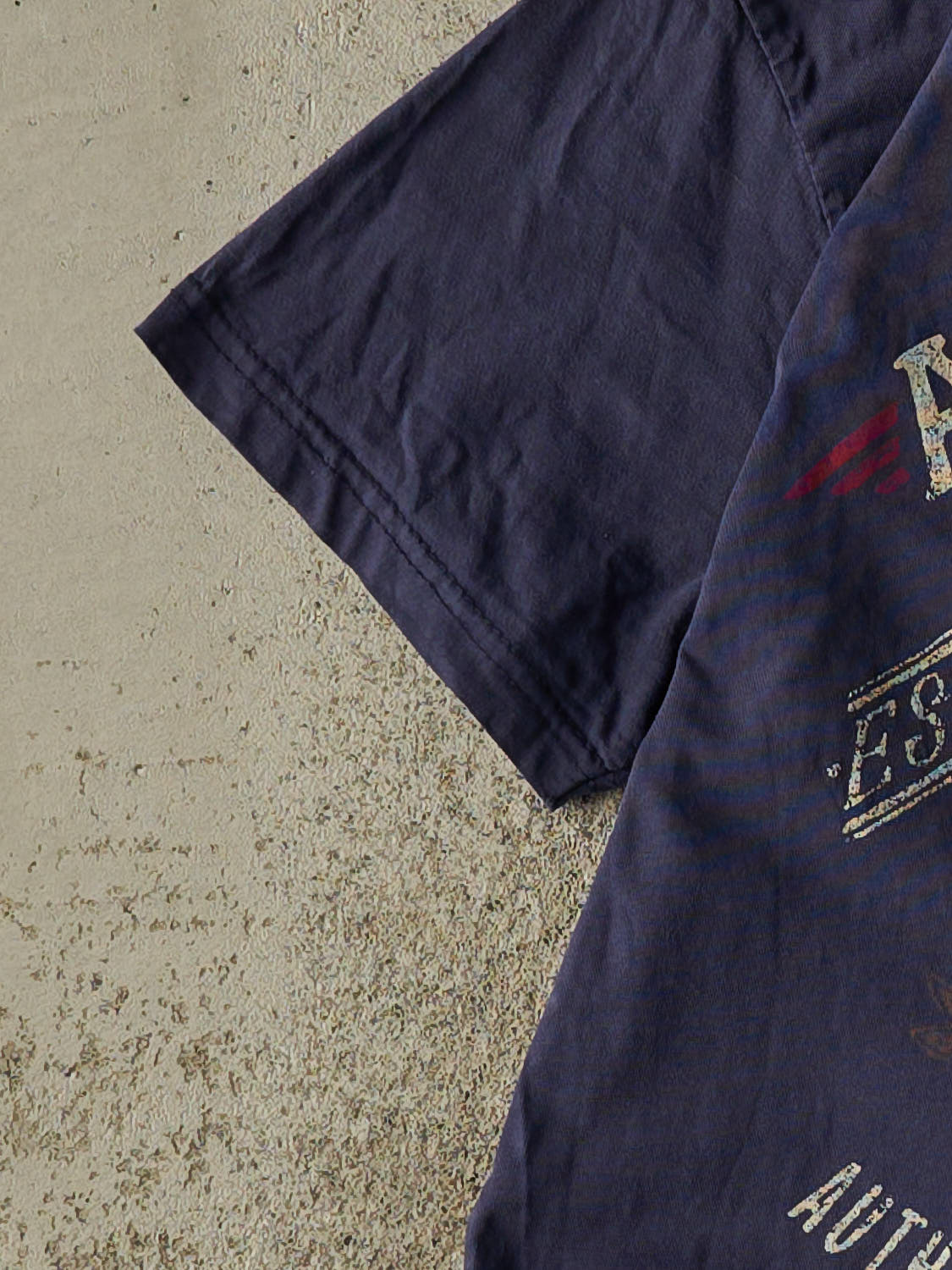 Vintage Y2K Navy Blue Amsterdam Tee (S/M)