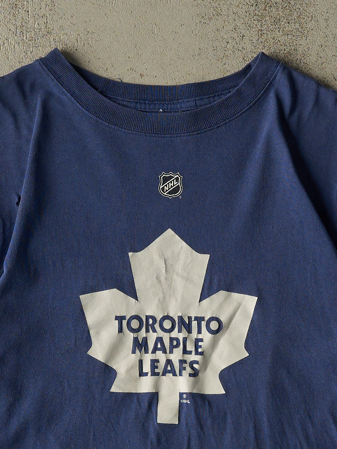 Vintage Y2K Blue Toronto Maple Leafs #43 Kadri Tee (M/L)