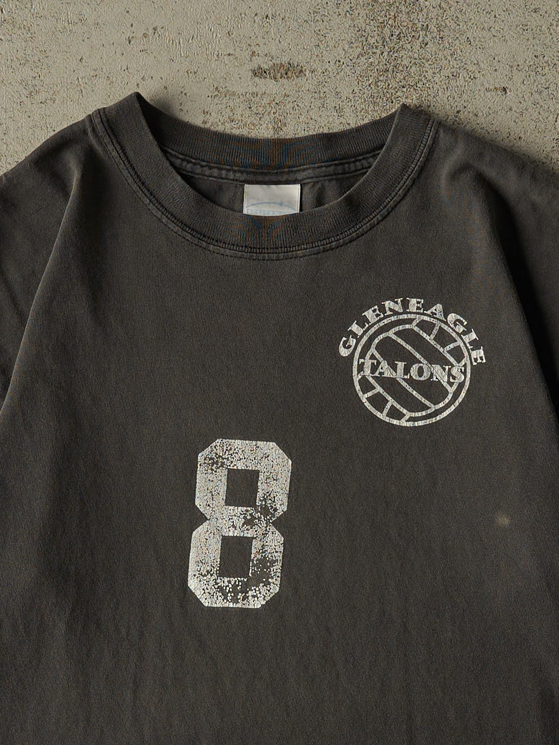 Vintage Y2K Charcoal Grey Glen Eagle Talons Tee (S/M)