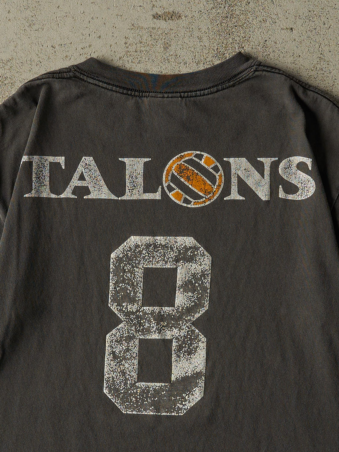 Vintage Y2K Charcoal Grey Glen Eagle Talons Tee (S/M)