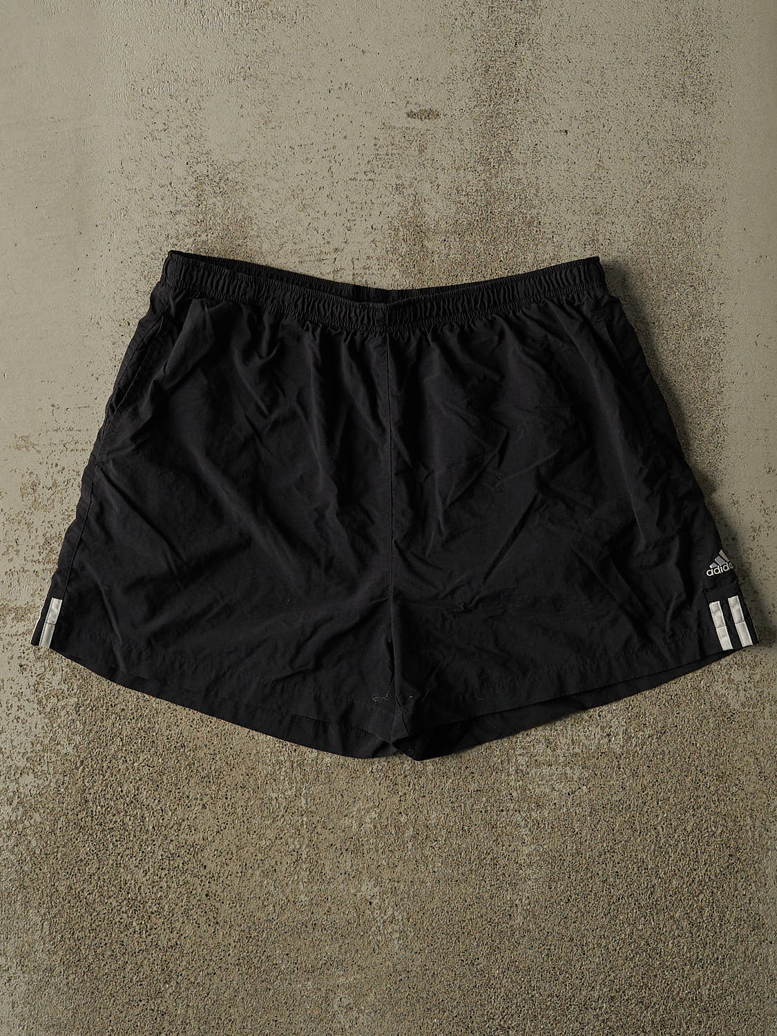 Vintage 90s Black Adidas Track Shorts (33x4)