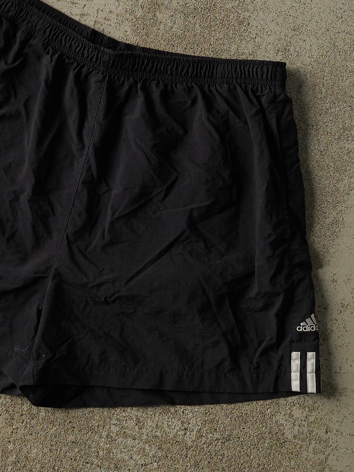 Vintage 90s Black Adidas Track Shorts (33x4)