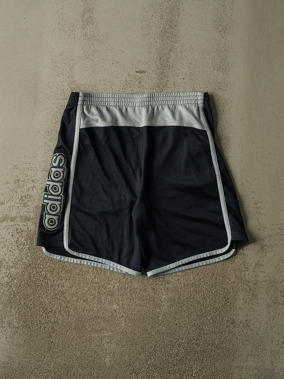 Vintage 90s Navy Blue Adidas Track Shorts (37x9.5)