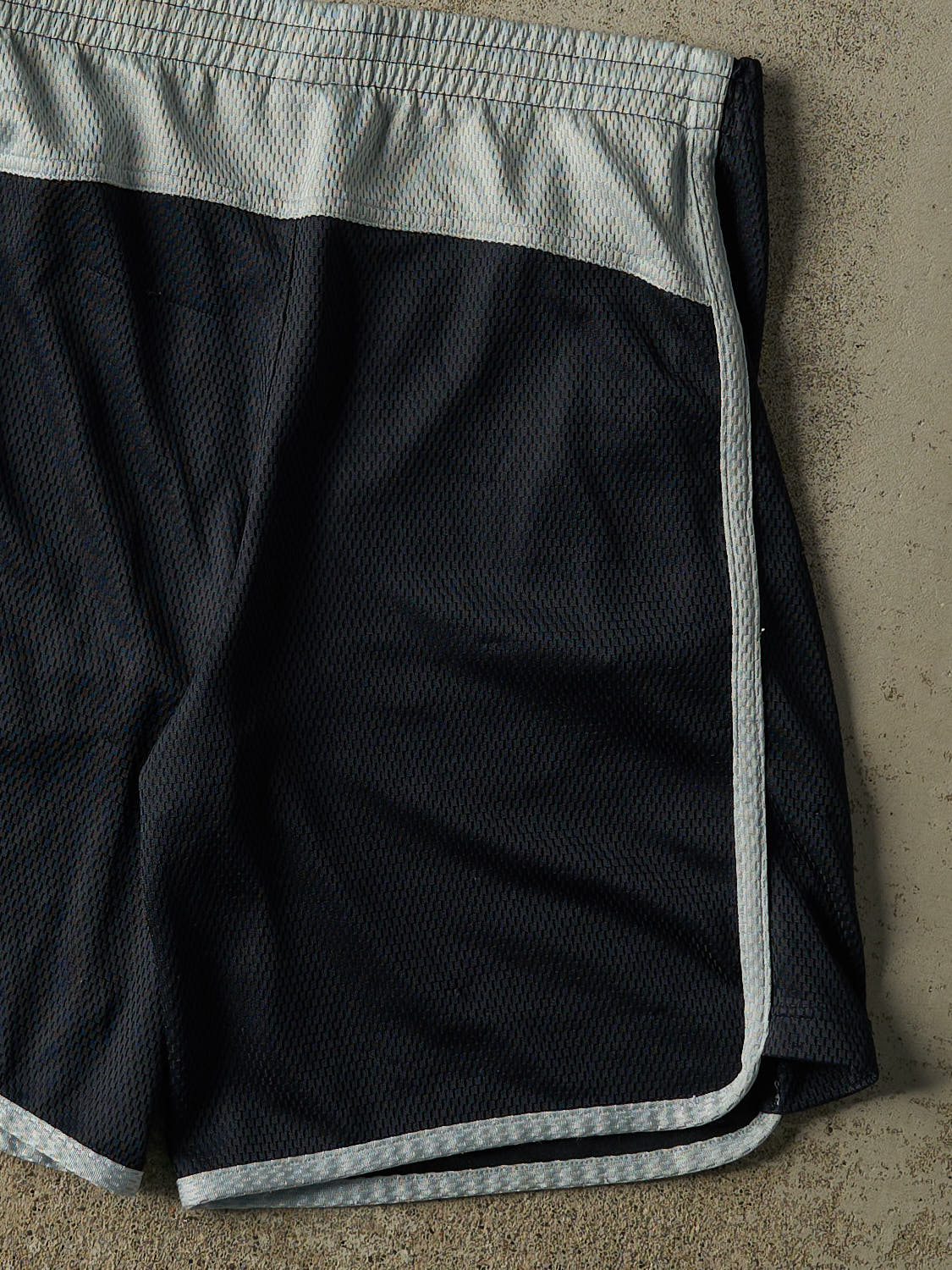 Vintage 90s Navy Blue Adidas Track Shorts (37x9.5)