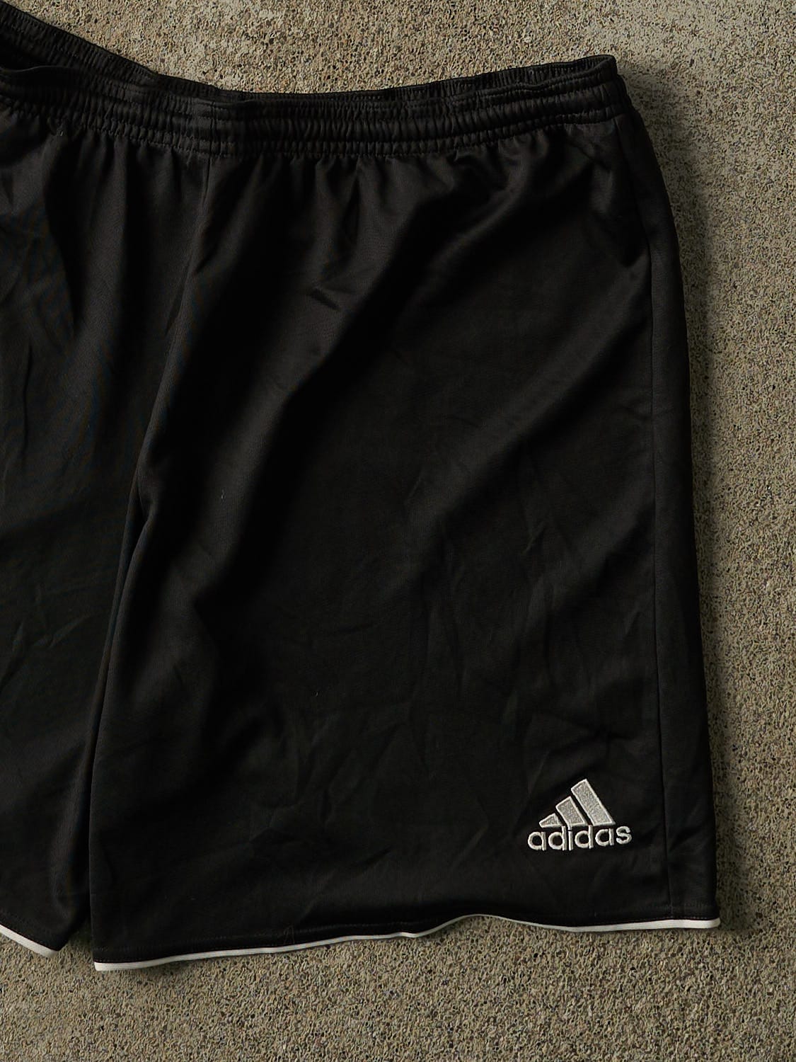 Vintage Y2K Black Adidas Track Shorts (33x7)