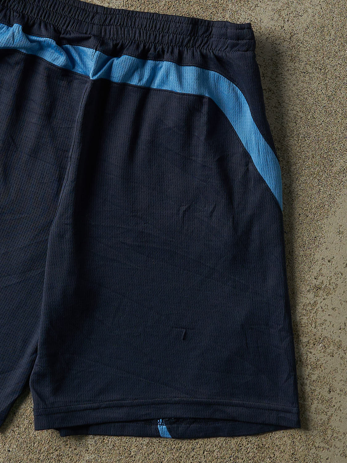 Vintage Y2K Navy Blue Champion Track Shorts (27x8)