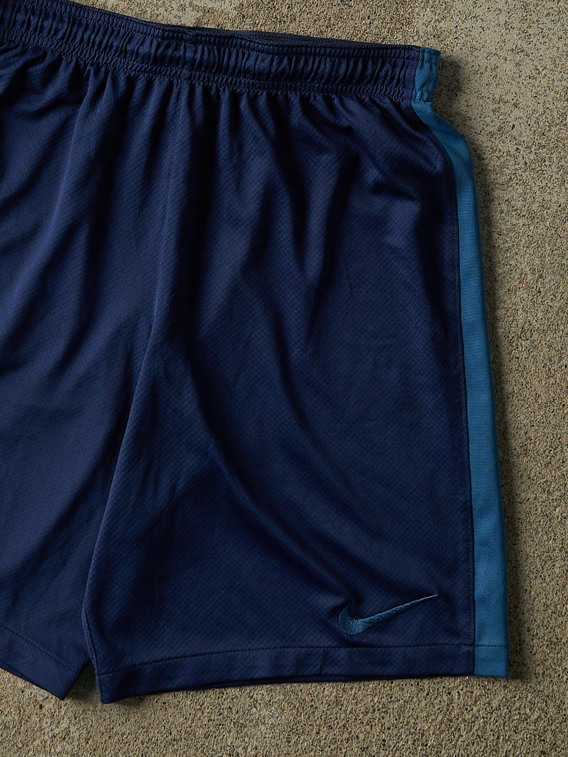 Vintage Y2K Navy Blue Nike Track Shorts (26x8.5)