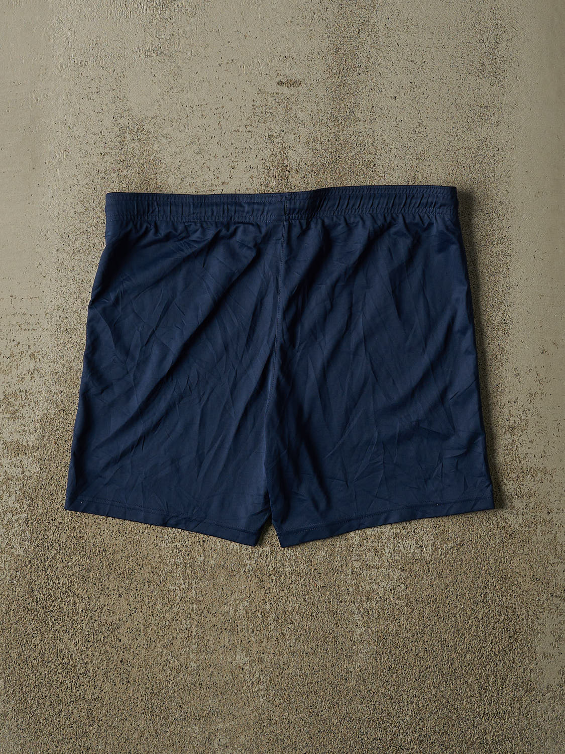 Vintage Y2K Navy Blue Nike Track Shorts (35x6.5)