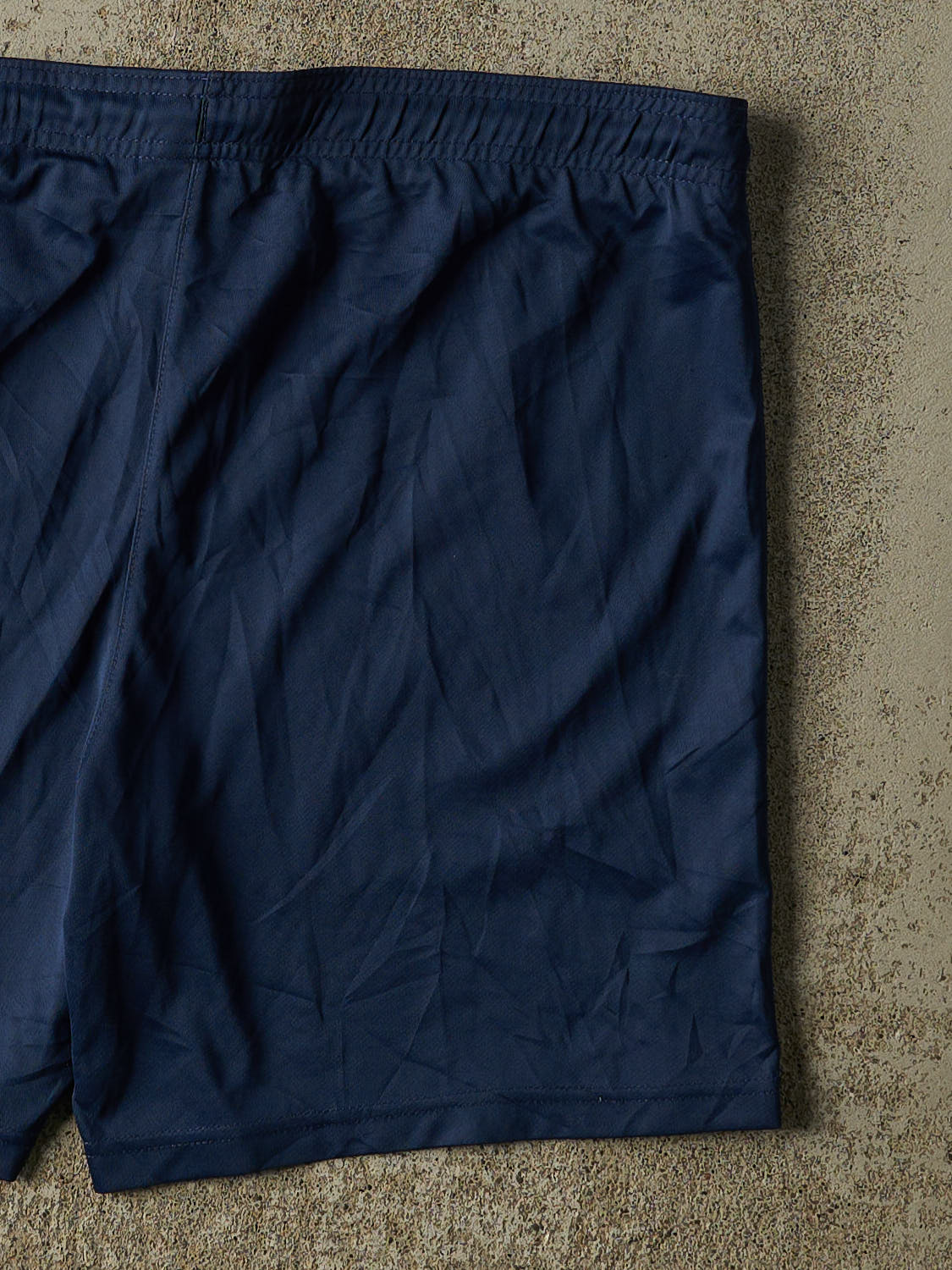 Vintage Y2K Navy Blue Nike Track Shorts (35x6.5)
