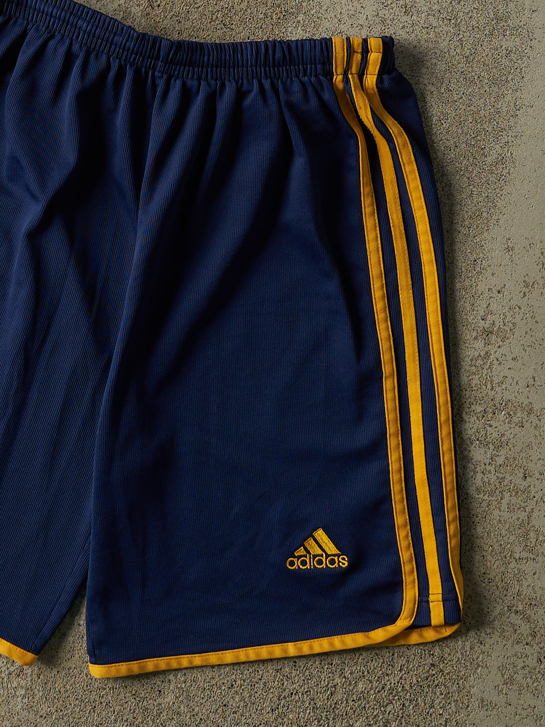Vintage 90s Navy Blue Adidas Spain Soccer Track Shorts (30x7.5)
