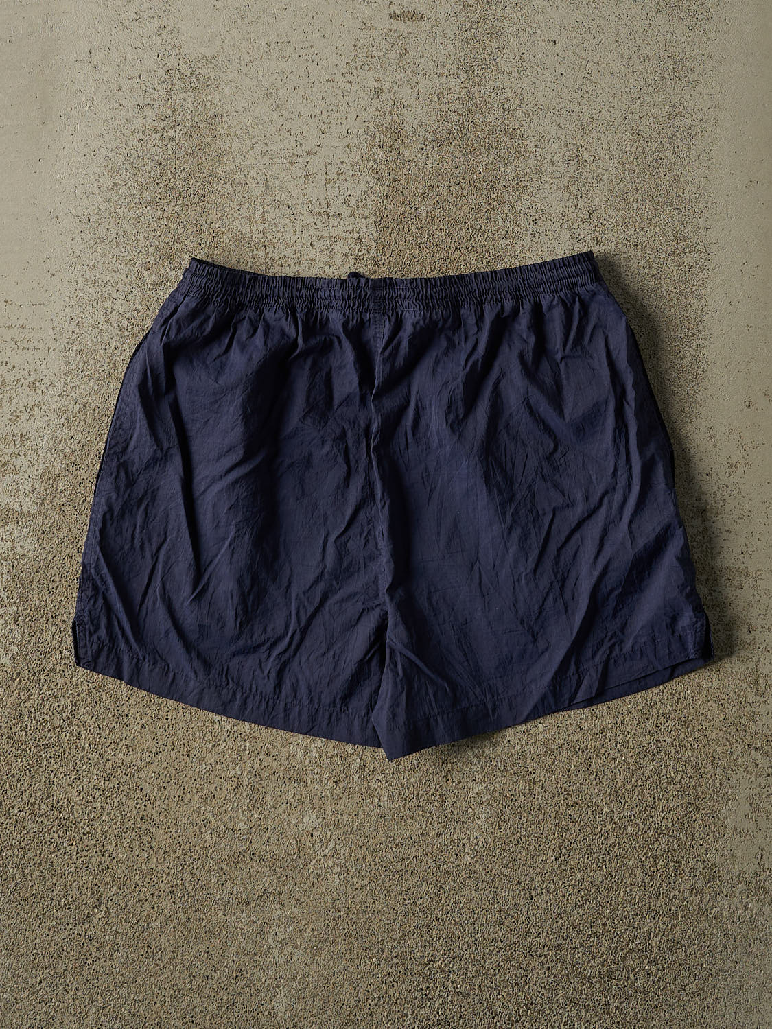 Vintage 90s Navy Blue Adidas Track Shorts (30x4)