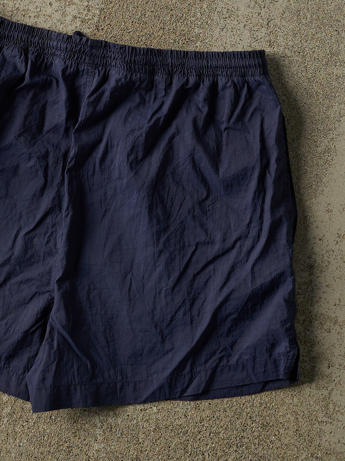 Vintage 90s Navy Blue Adidas Track Shorts (30x4)