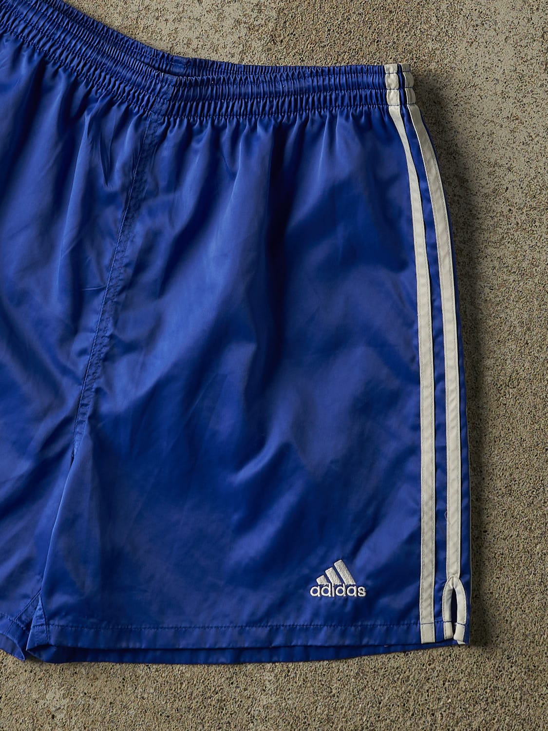 Vintage 90s Blue Adidas Track Shorts (29x5)