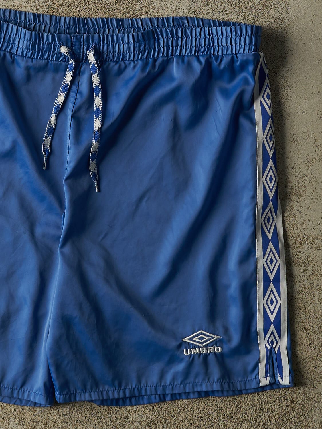 Vintage 90s Blue Umbro Track Shorts (38x6)