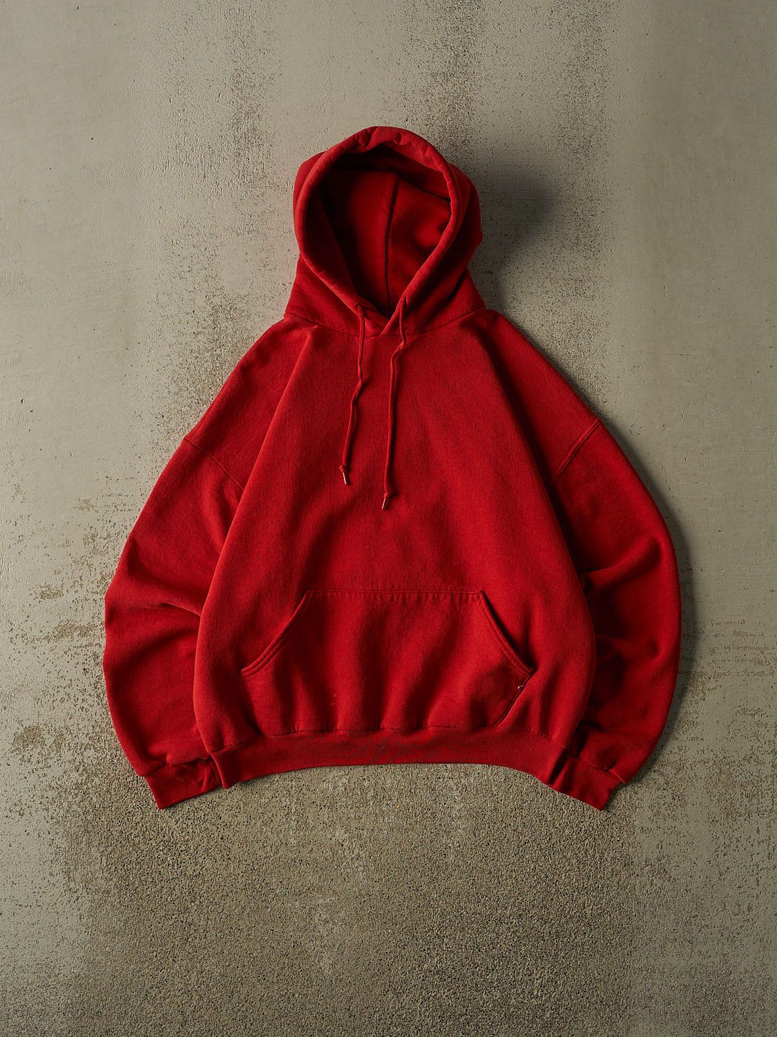 Vintage 90s Red Russell Athletic Blank Hoodie (S/M)
