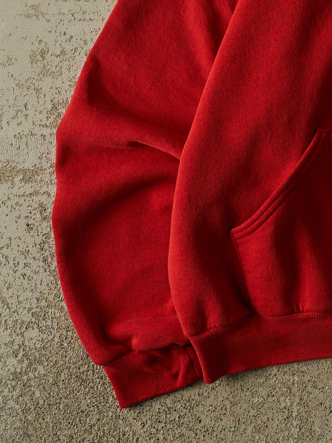 Vintage 90s Red Russell Athletic Blank Hoodie (S/M)