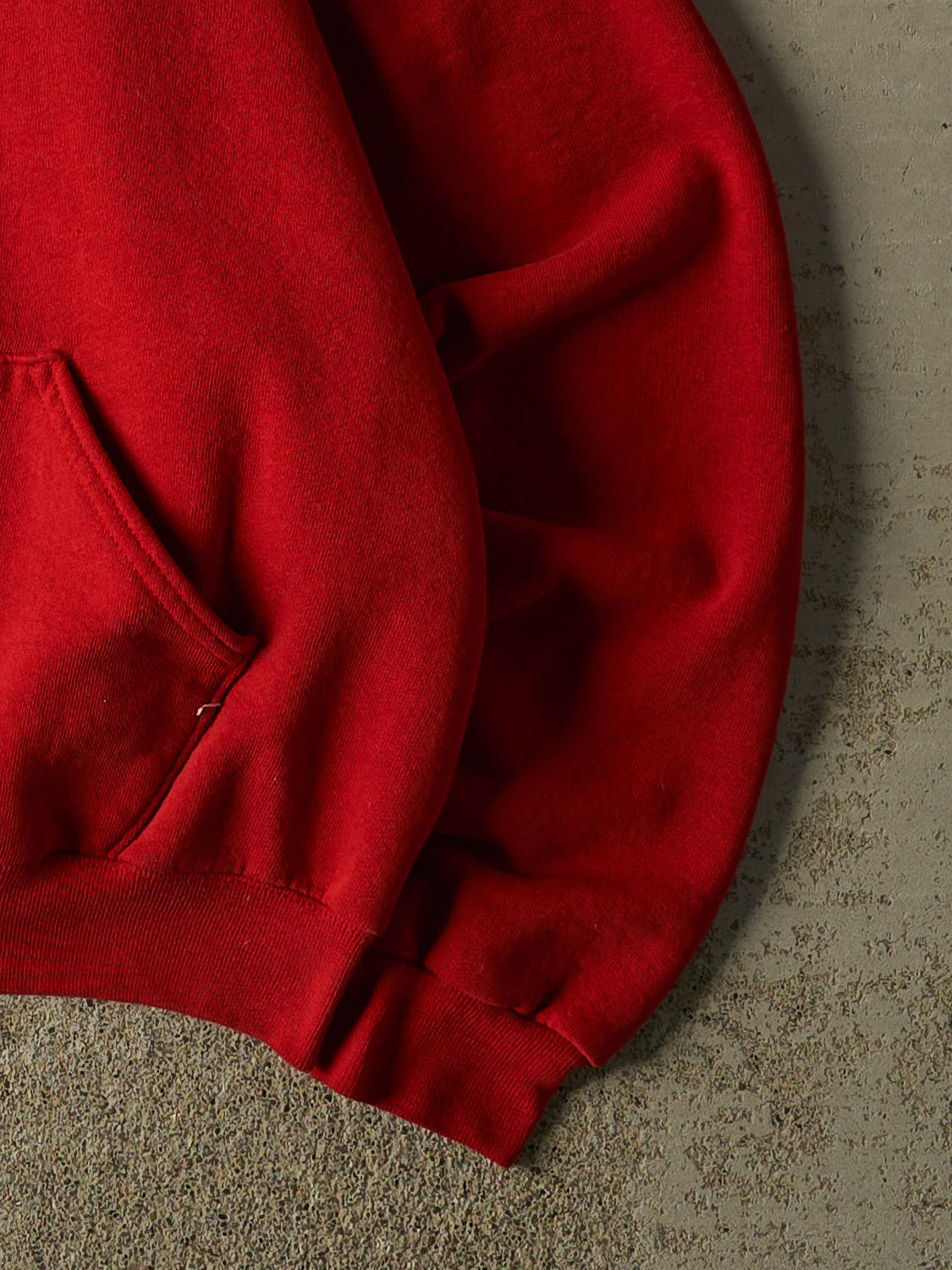 Vintage 90s Red Russell Athletic Blank Hoodie (S/M)