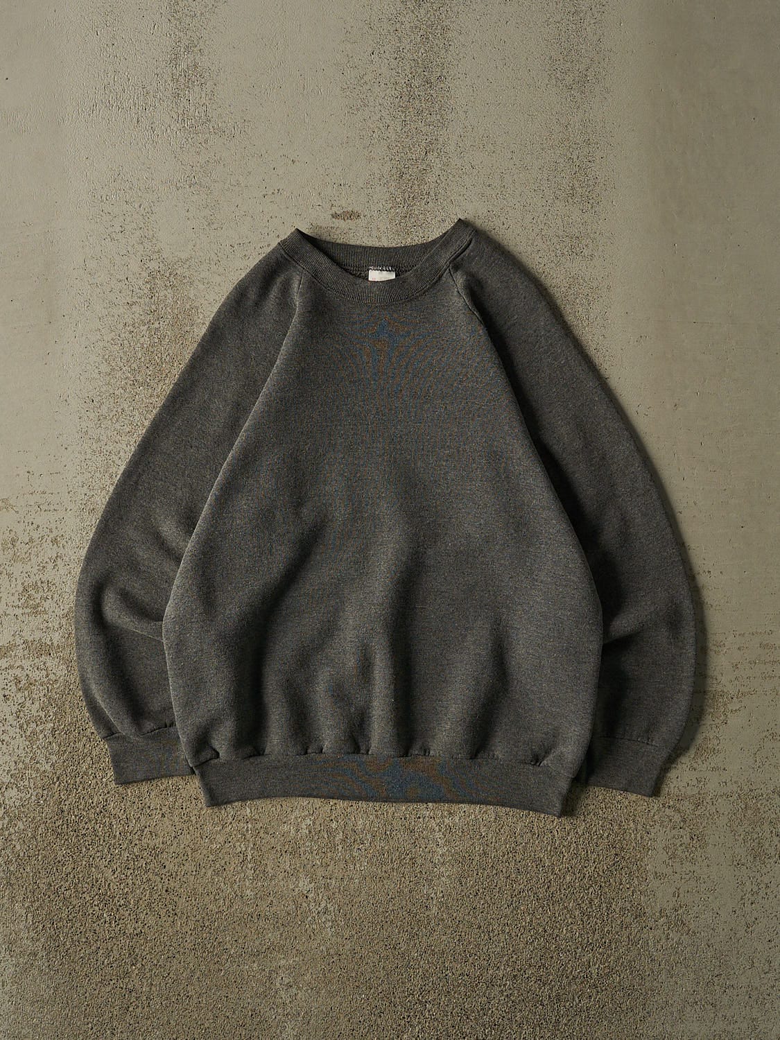 Vintage 80s Charcoal Grey Blank Crewneck (XS/S)