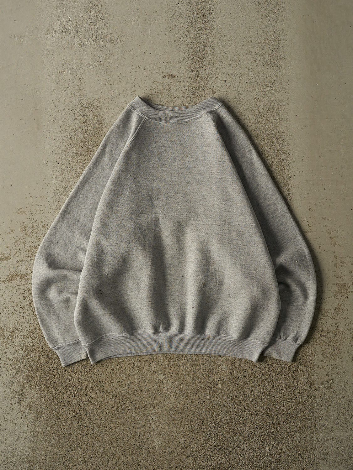 Vintage 80s Grey Blank Crewneck (S)