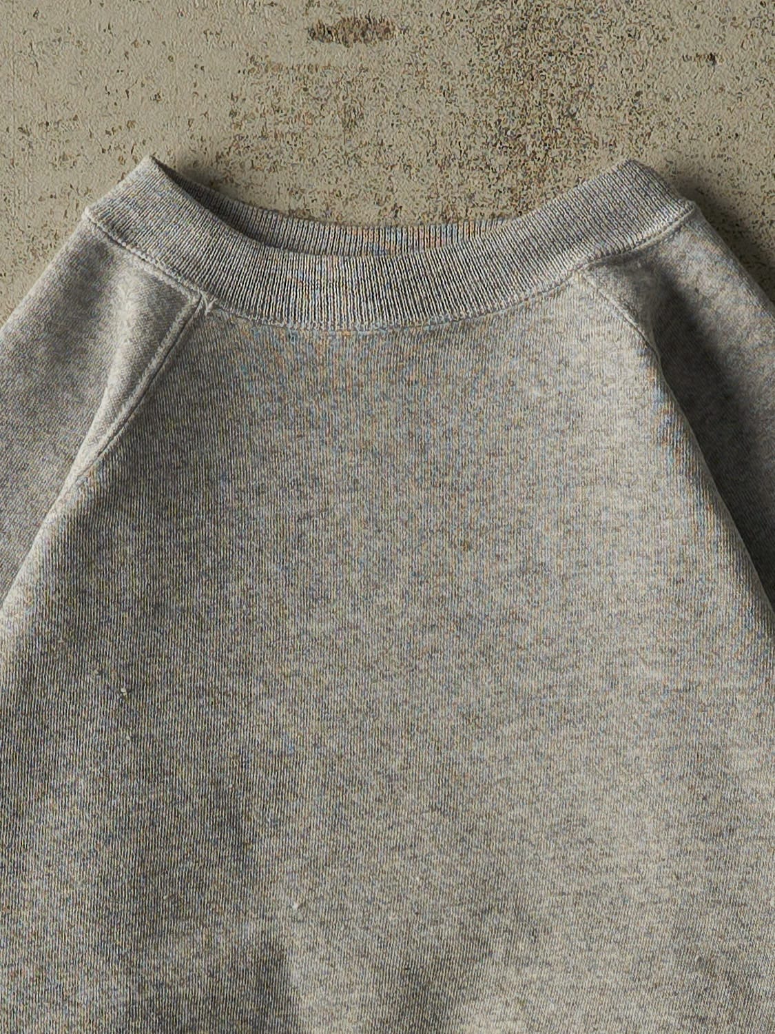 Vintage 80s Grey Blank Crewneck (S)