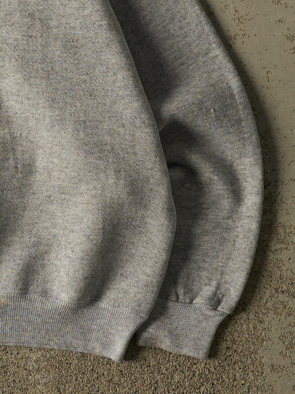 Vintage 80s Grey Blank Crewneck (S)