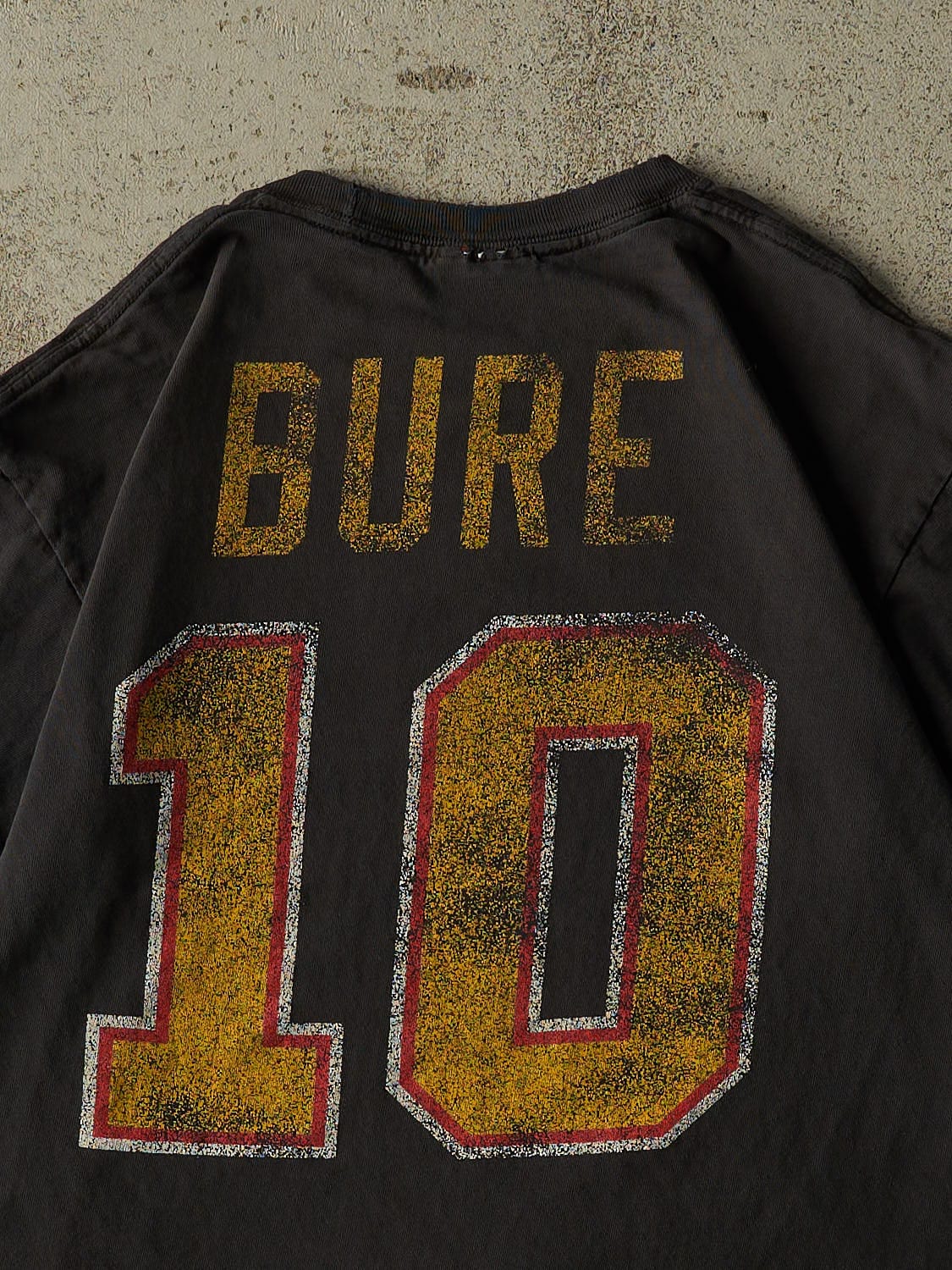 Vintage Y2K Faded Black Vancouver Canucks #10 Bure Tee (S)