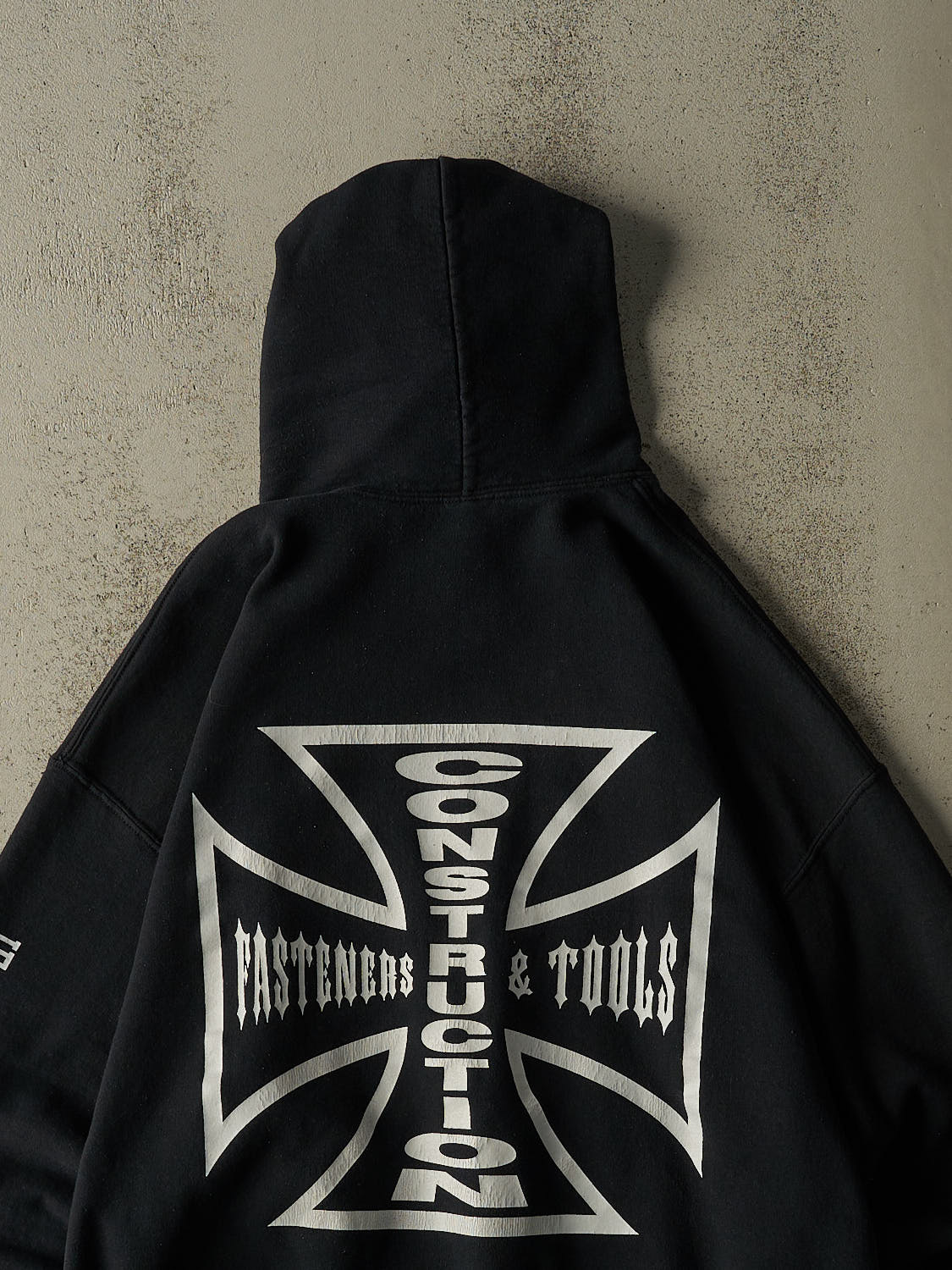 Vintage Y2K Black Makita Tools West Coast Choppers Spoof Hoodie (XL)