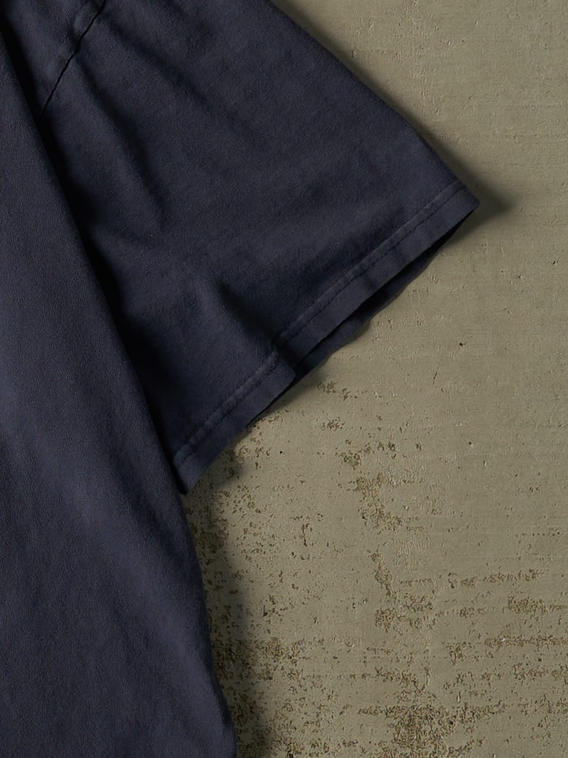 Vintage Y2K Navy Blue Nike Logo Tee (L/XL)