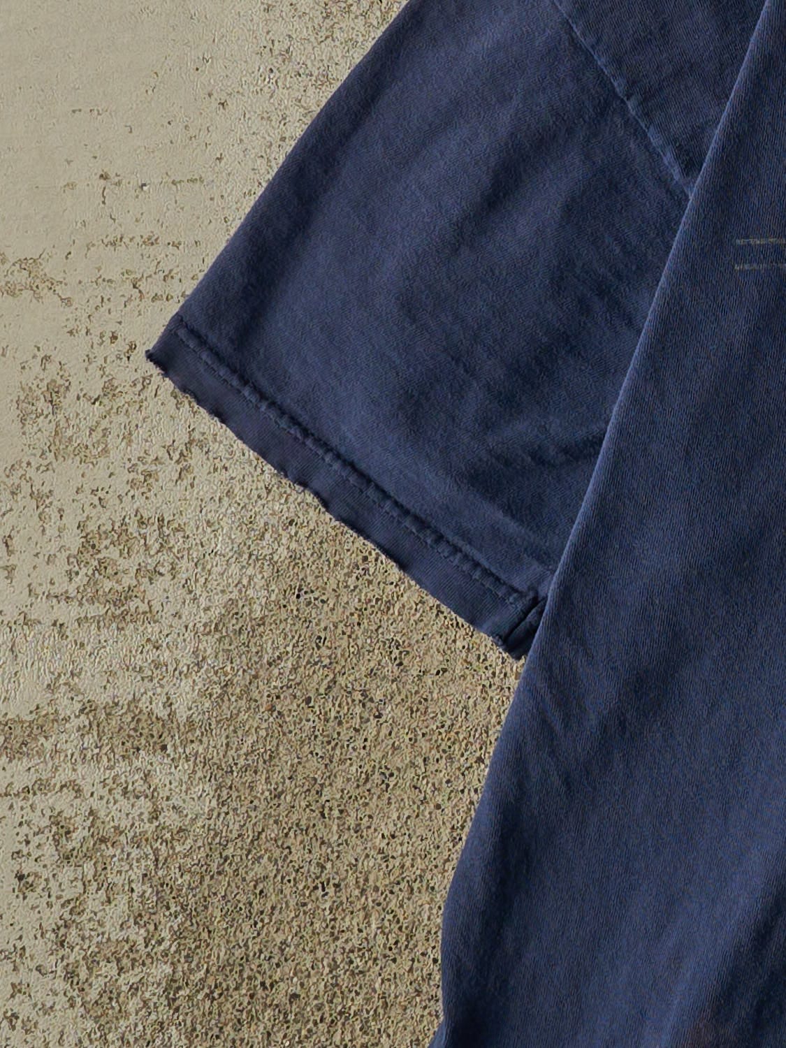 Vintage 90s Sun Faded Navy Nike Tee (L)