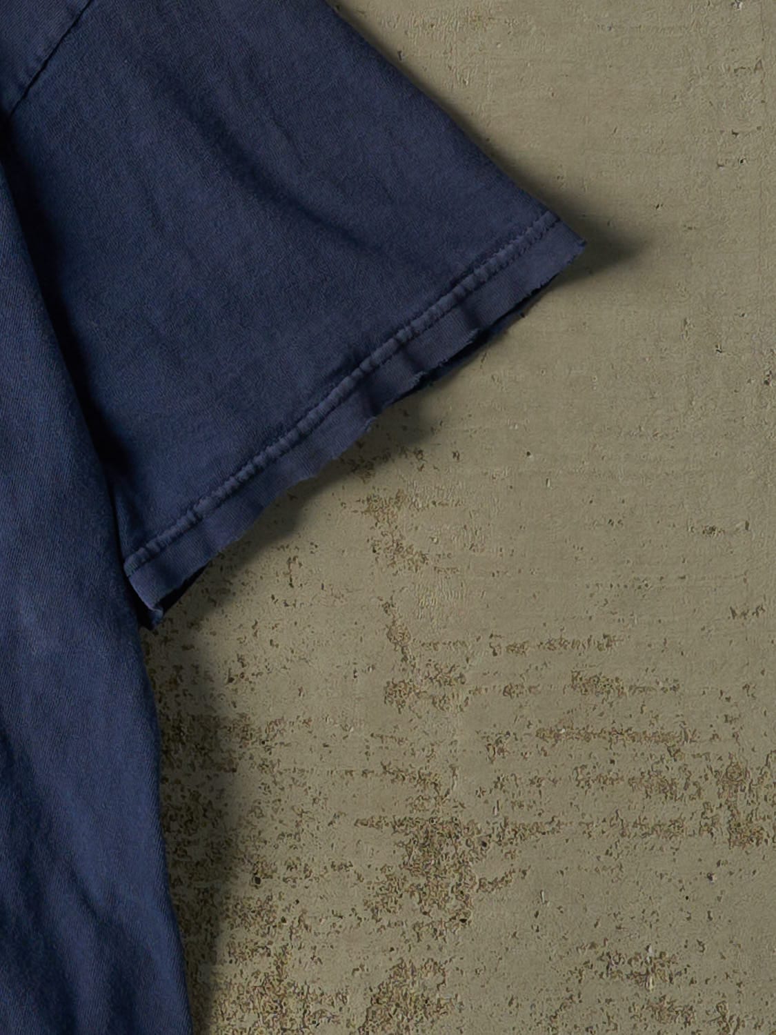 Vintage 90s Sun Faded Navy Nike Tee (L)