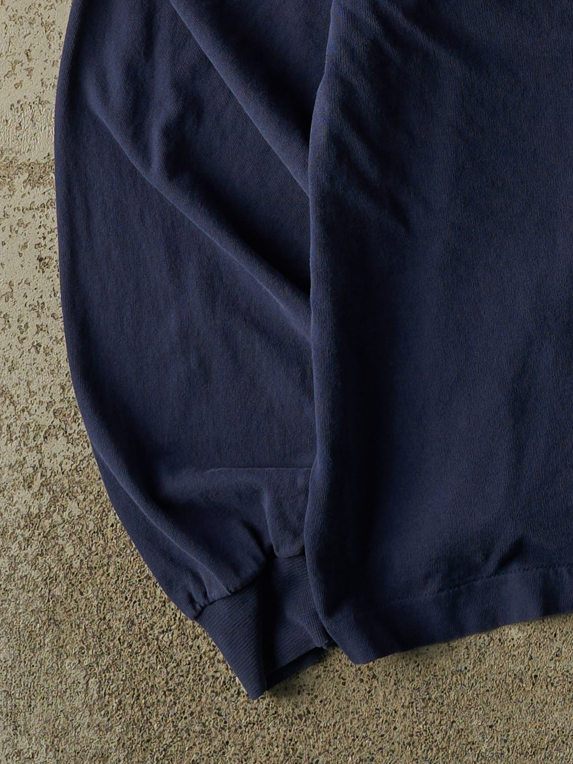 Vintage 90s Navy Blue Higher State Athletic Mock Neck Long Sleeve (L/XL)