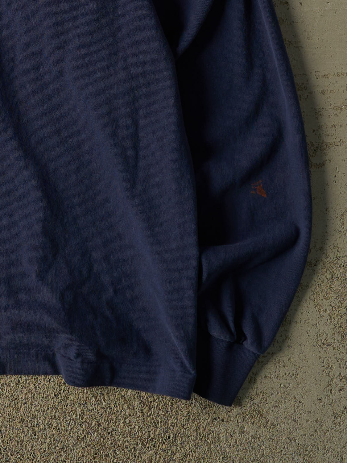Vintage 90s Navy Blue Higher State Athletic Mock Neck Long Sleeve (L/XL)
