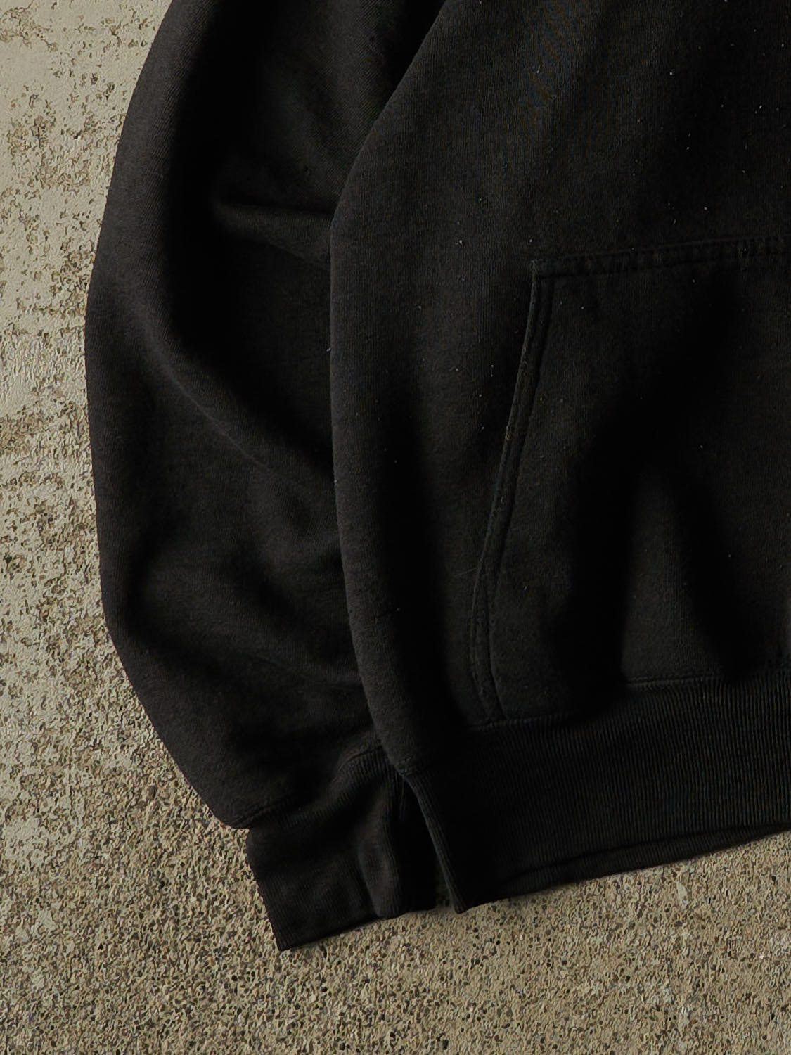 Vintage 90s Faded Black Brooks Embroidered Hoodie (S)