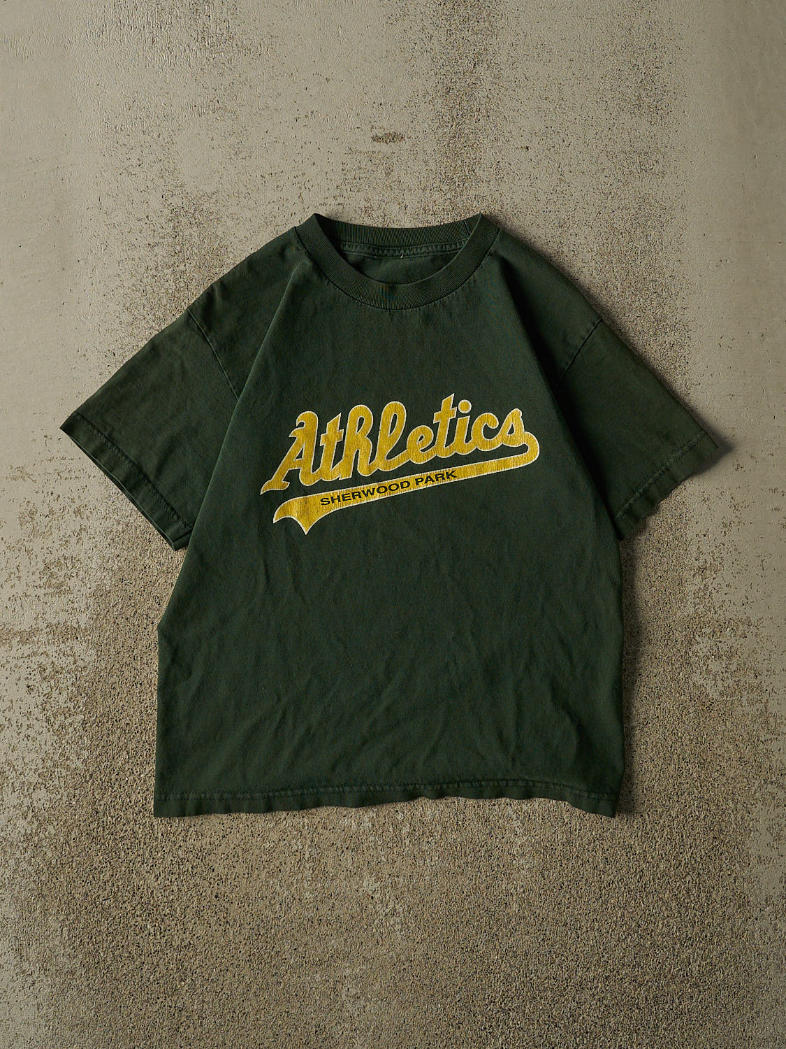 Vintage 90s Green Sherwood Park Athletics Tee (XS)