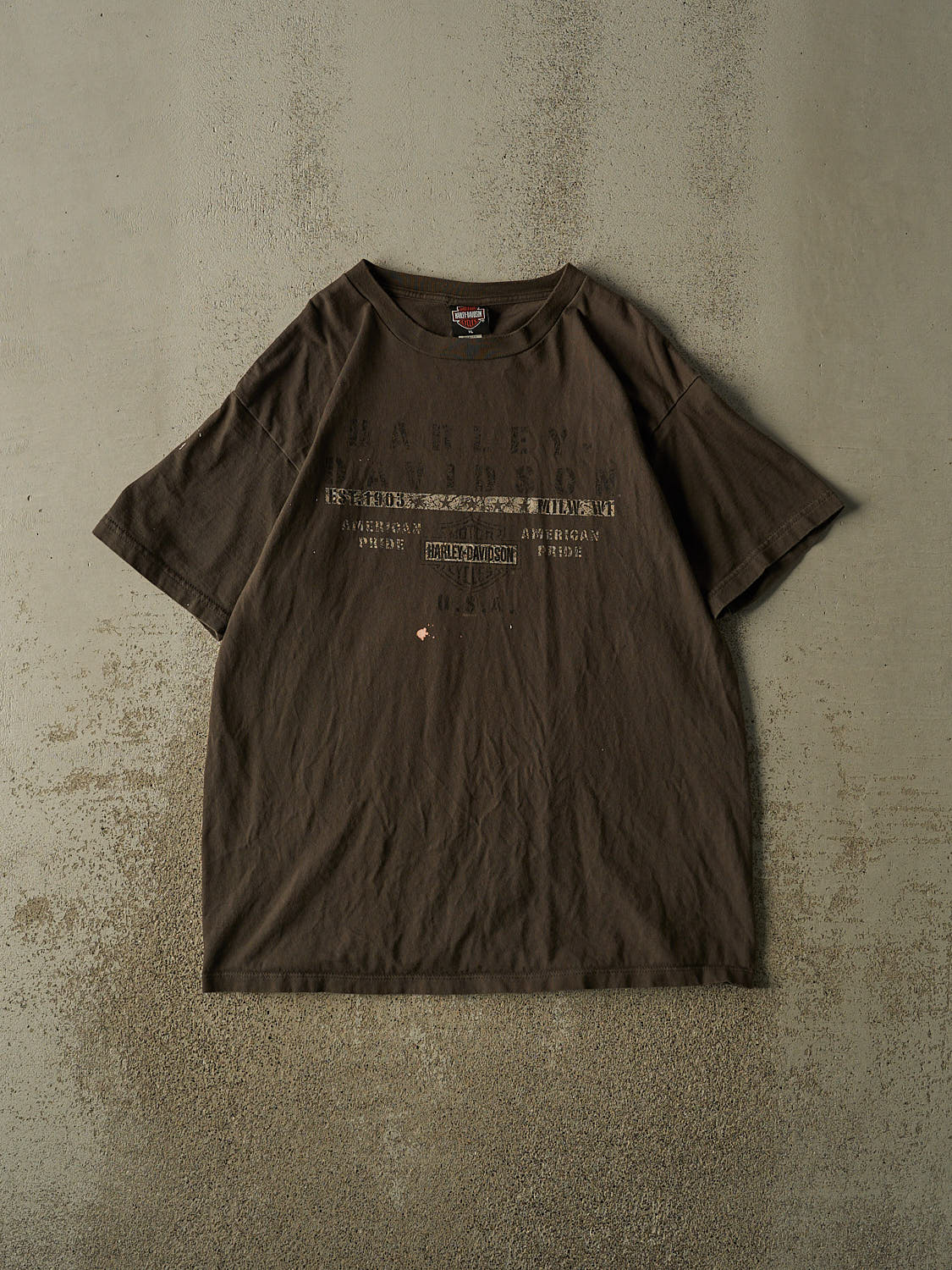 Vintage 02' Green Harley Davidson Barrie ON Tee (XL/XXL)