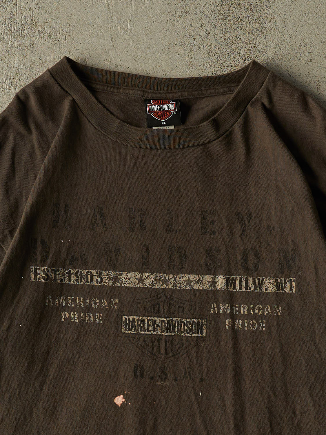 Vintage 02' Green Harley Davidson Barrie ON Tee (XL/XXL)
