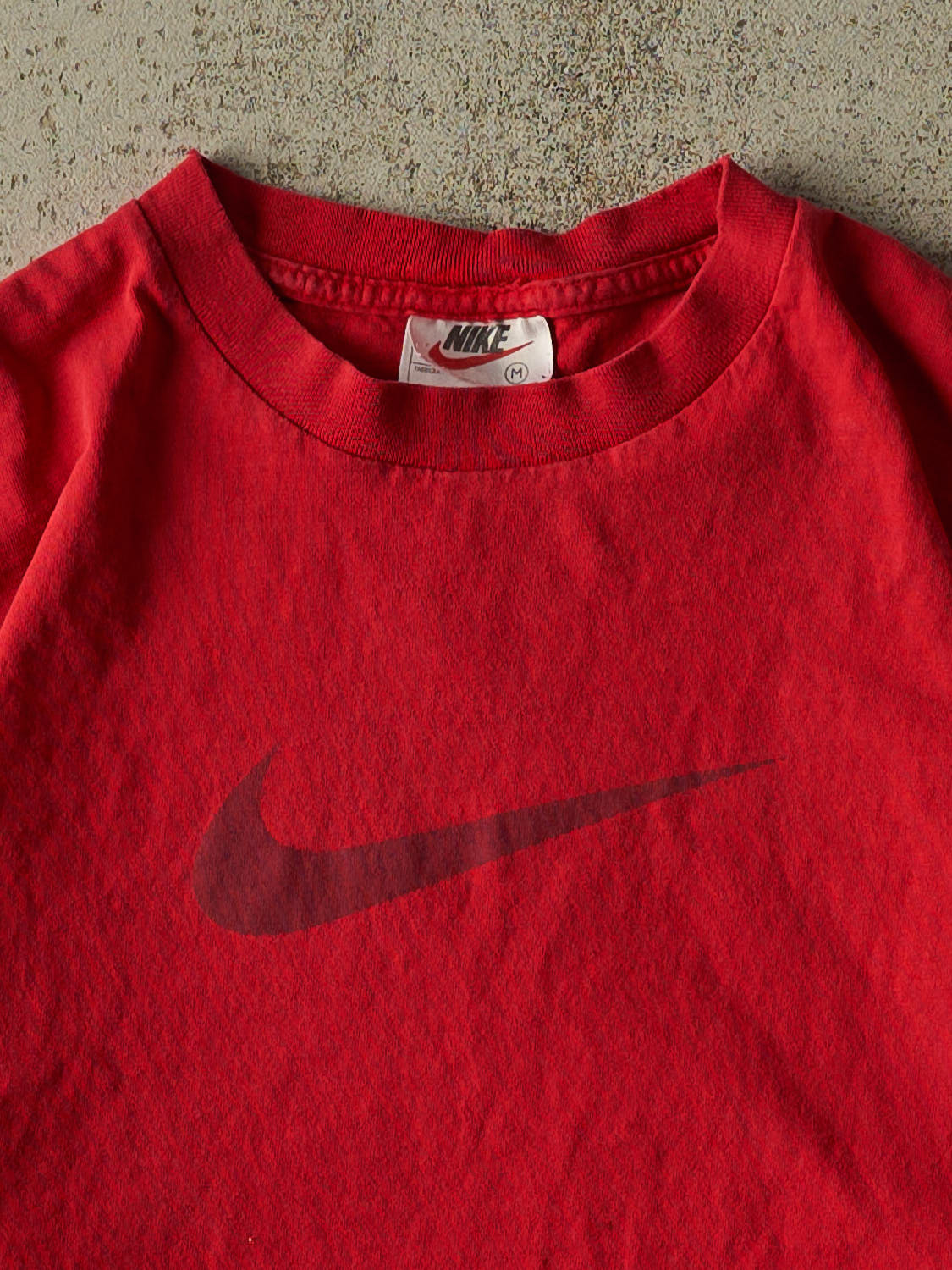 Vintage 90s Red Nike Logo Tee (M)