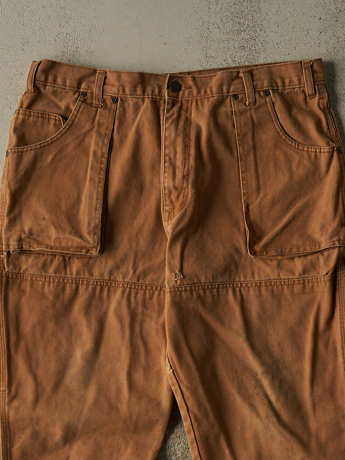 Vintage Y2K Camel Dickies Double Knee L Pocket Carpenter Pants (36x28.5)