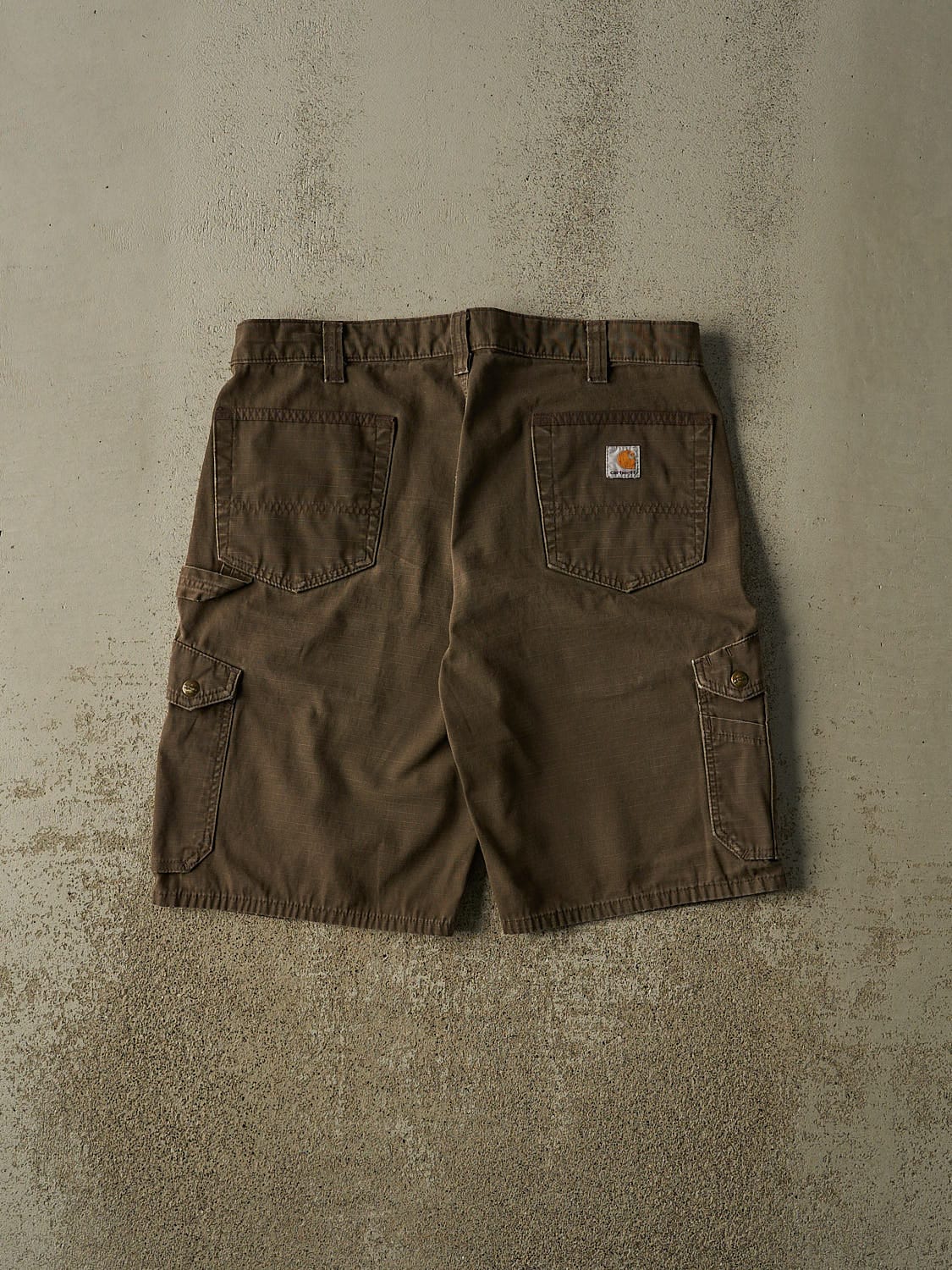 Vintage Y2K Brown Carhartt Cargo Carpenter Shorts (35x10.5)