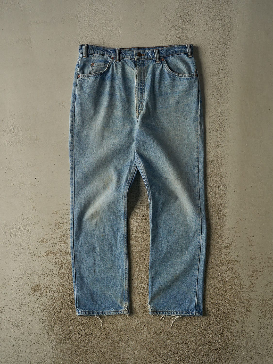 Vintage 80s Light Wash Levi's Orange Tab 619 Jeans (34x29.5)