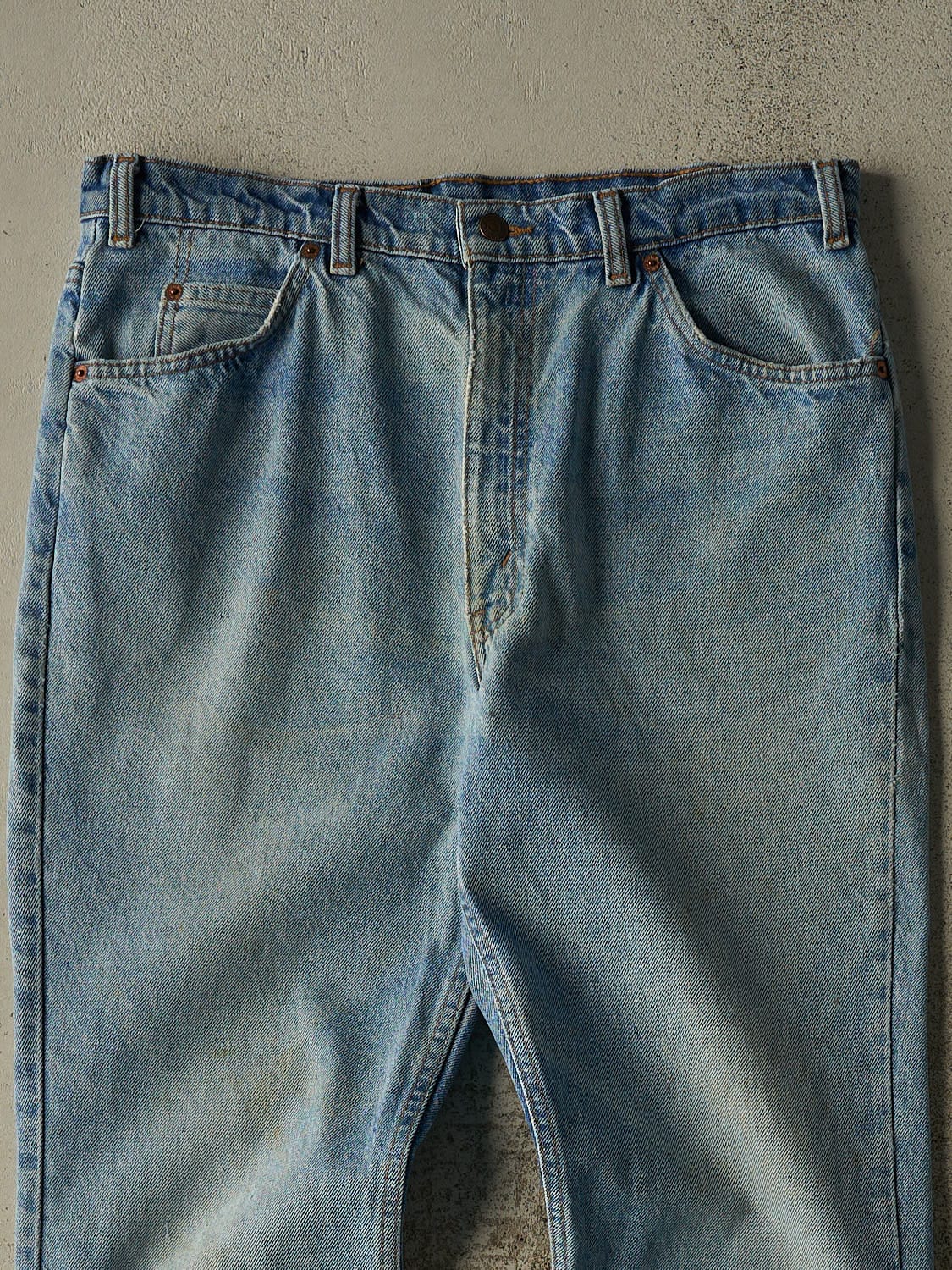 Vintage 80s Light Wash Levi's Orange Tab 619 Jeans (34x29.5)