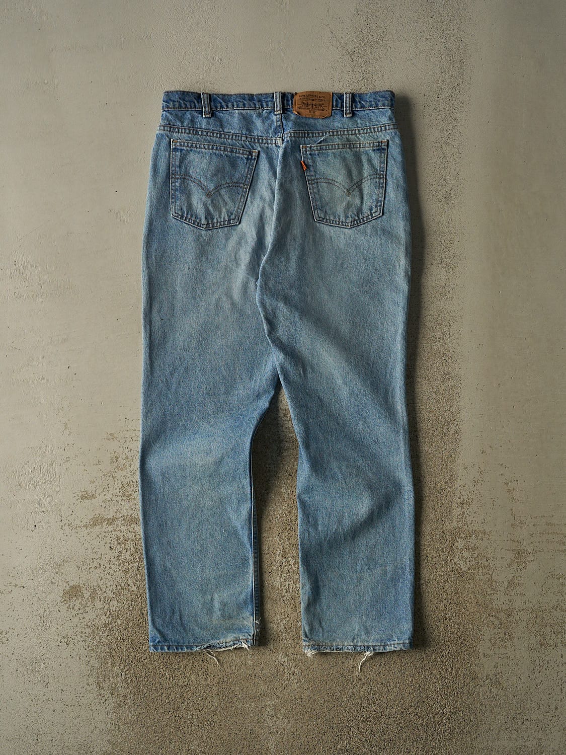 Vintage 80s Light Wash Levi's Orange Tab 619 Jeans (34x29.5)