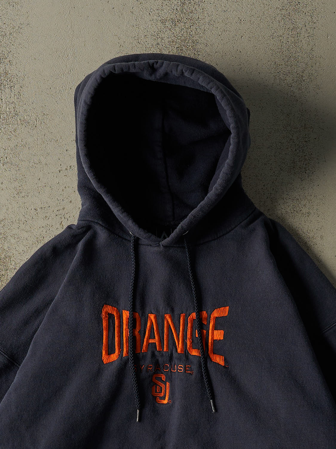 Vintage 90s Navy Blue Syracuse University Hoodie (XL)