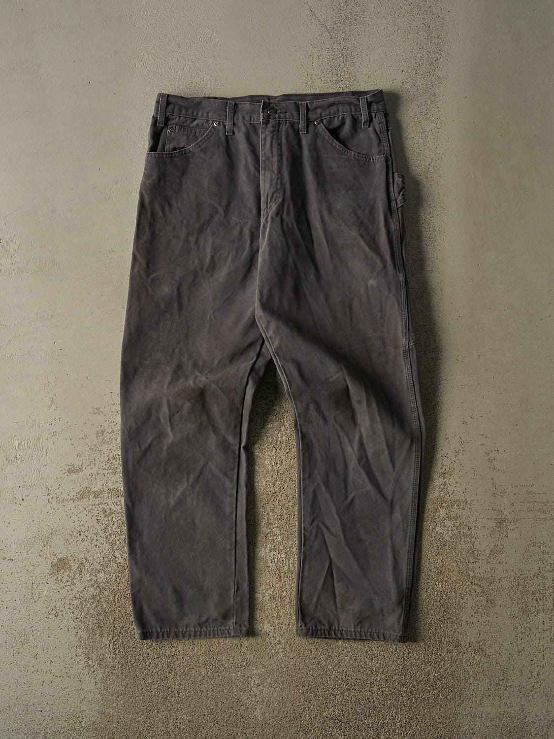 Vintage 90s Grey Dickies Carpenter Pants (34x31.5)