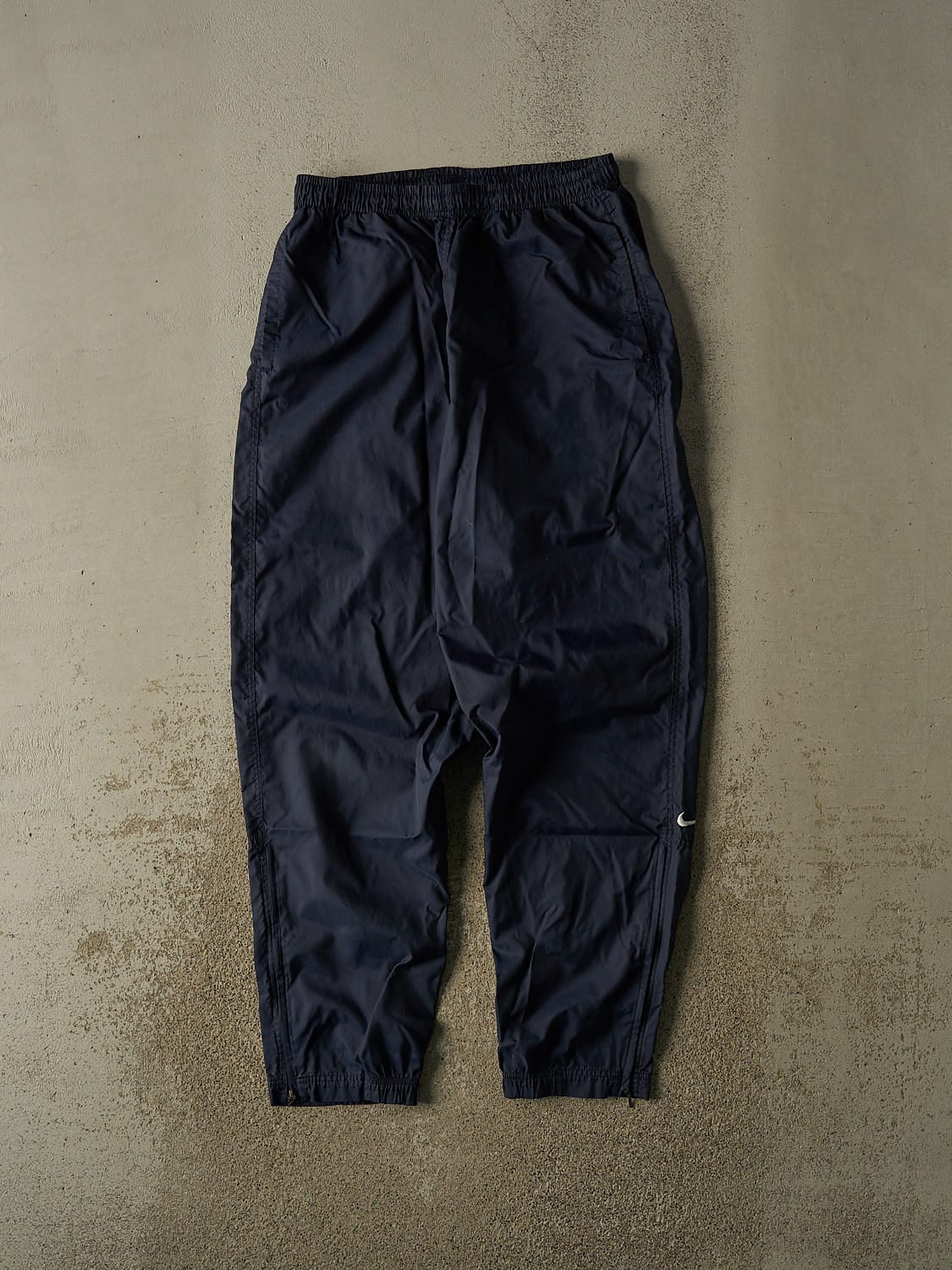 Vintage 90s Navy Blue Nike Track Pants (30x32.5)