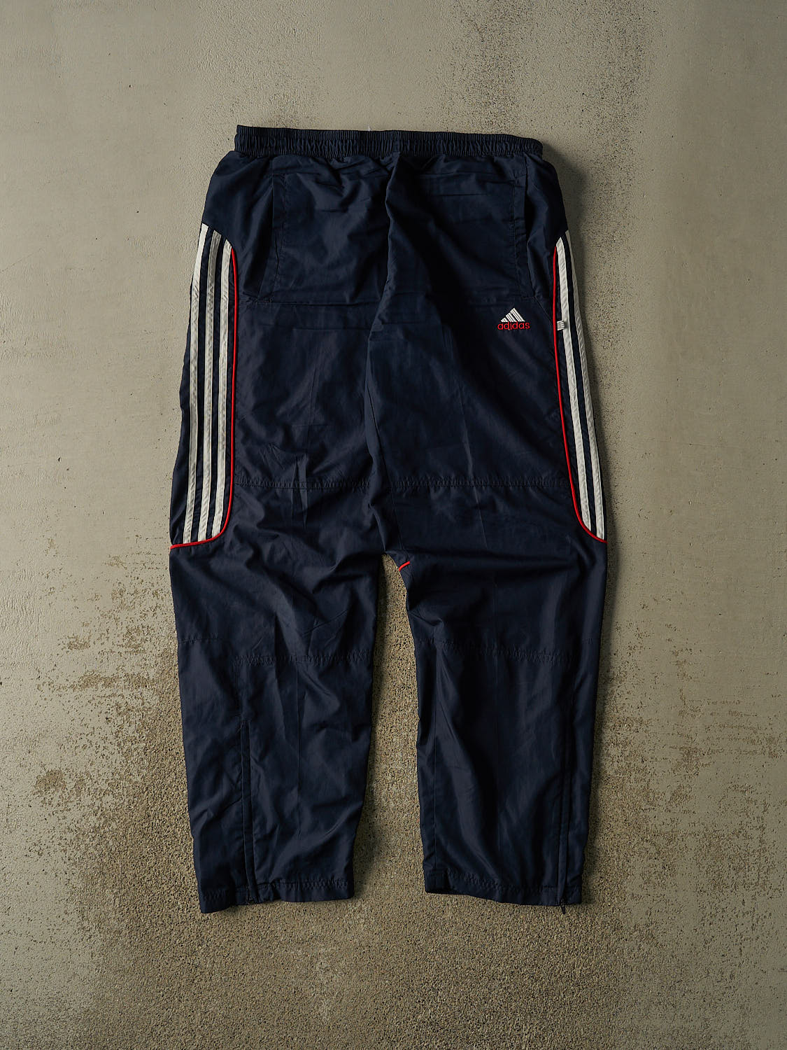 Vintage Y2K Navy Blue Adidas Track Pants (32x32)