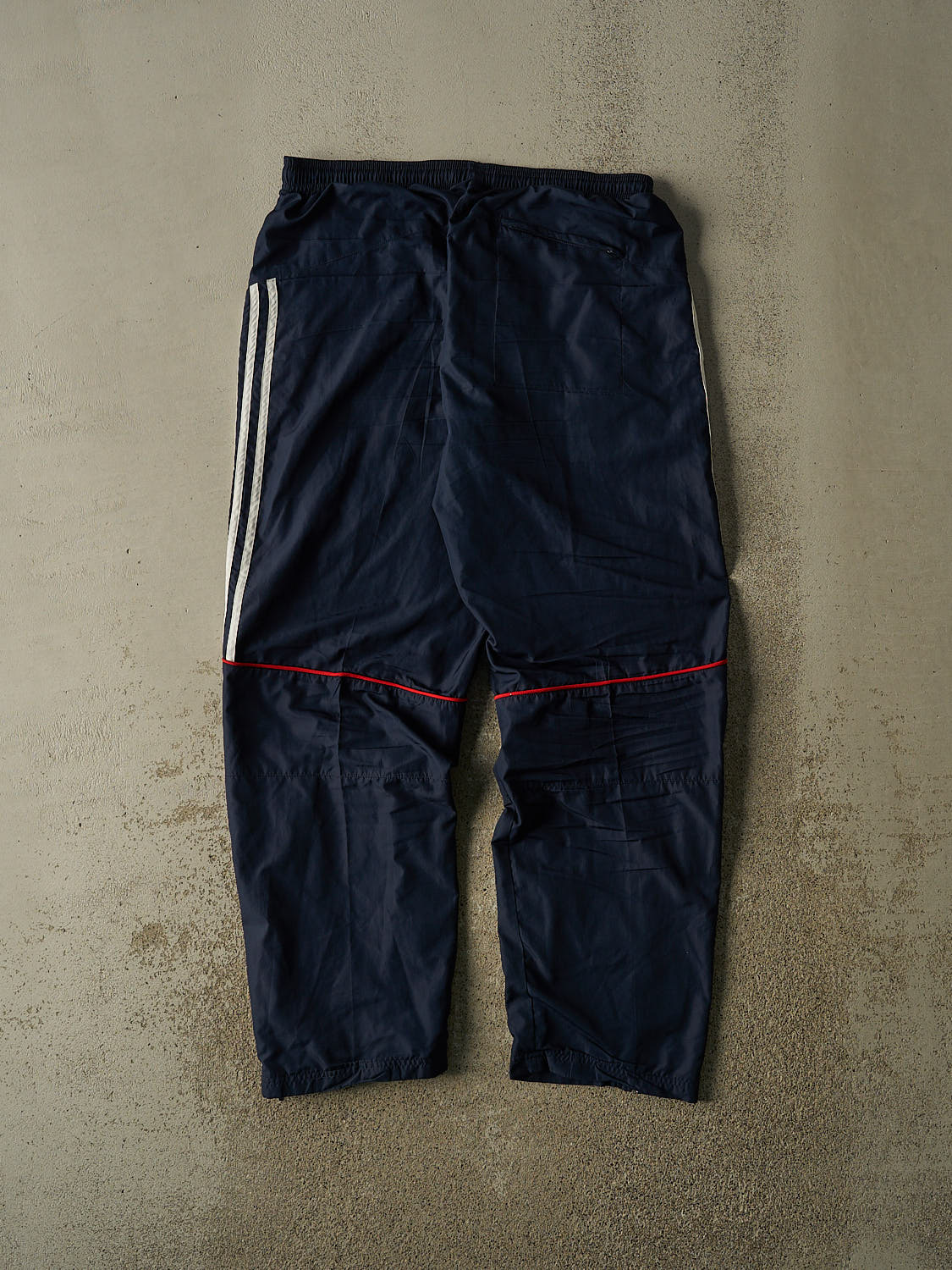 Vintage Y2K Navy Blue Adidas Track Pants (32x32)
