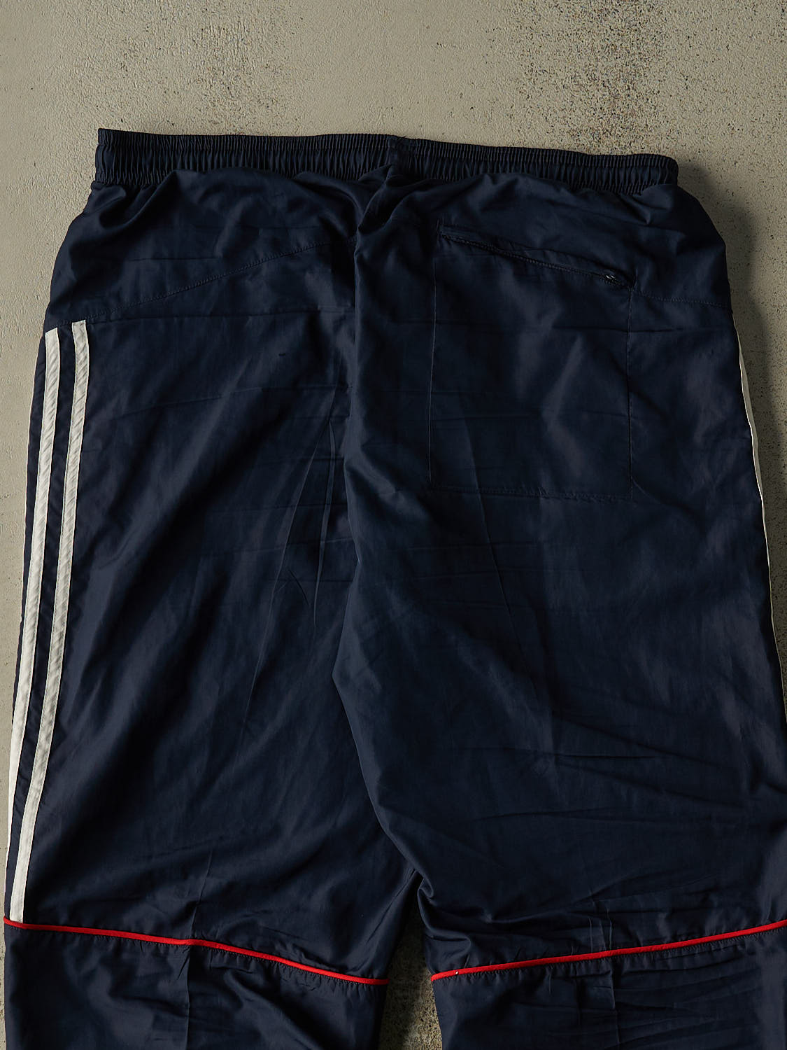 Vintage Y2K Navy Blue Adidas Track Pants (32x32)