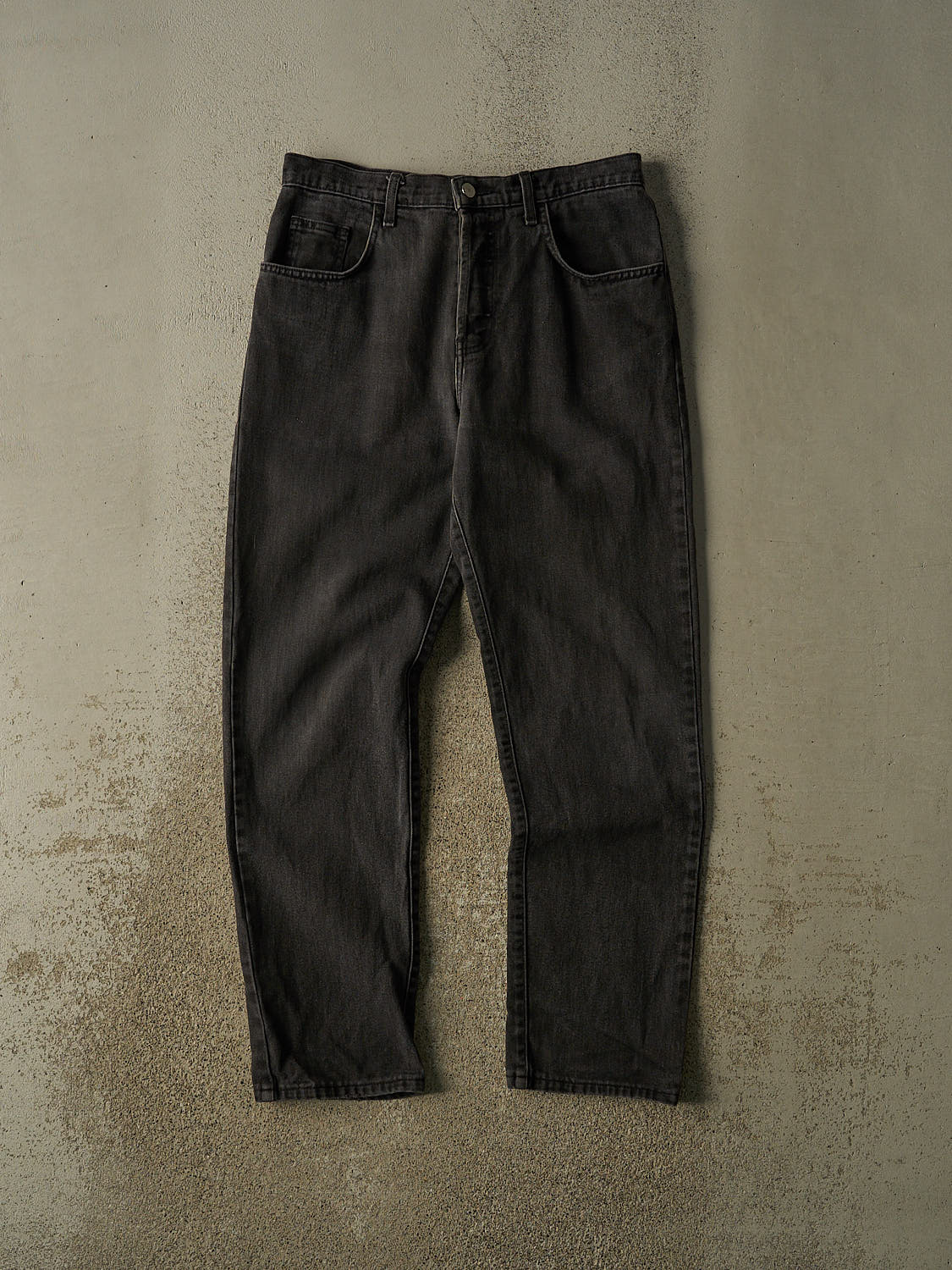 Vintage 90s Faded Black Guess Denim Pants (32x30.5)